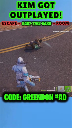 KIM GOT OUTPLAYED... #fortnitememes #fortnitefunny #fortnite #fortniteshorts #gaming #shorts