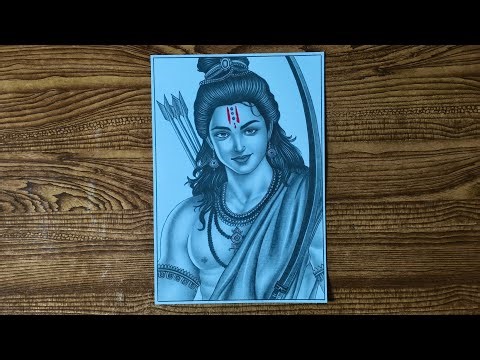Shri Ram ji ki drawing | shri ram pencil drawing |simple drawing for beginners | chitra