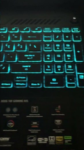 Keyboard Backlighting on ASUS TUF Gaming A15