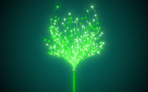 AE Stardust星尘粒子插件制作粒子生长树