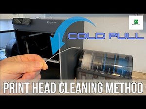 Bambu Labs Printer - Cold Pull Method to Keep the Nozzle Clean