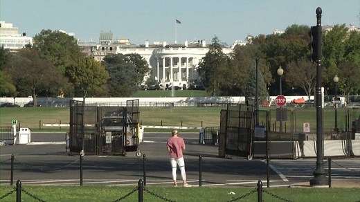 U.S. election: Security fencing installed outside White House ahead of results