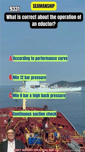 9331 Eductor Operation Principles - MARINE NAUTICAL REVIEWER