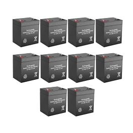 12v 5.5Ah Rechargeable Sealed Lead Acid High Rate  Battery Set of Ten