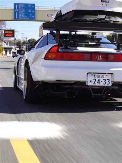 If you're a purist you're going to hate this one 😂 @jtripnsx Full video link is in my bio! #honda #nsx #japan #camping