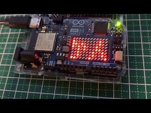 Arduino Uno R4 WiFiのLEDマトリックスで日本語表示