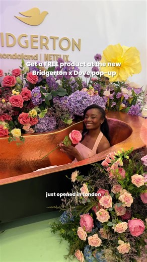 Experience the FREE Dove x Bridgerton Pop-Up in London