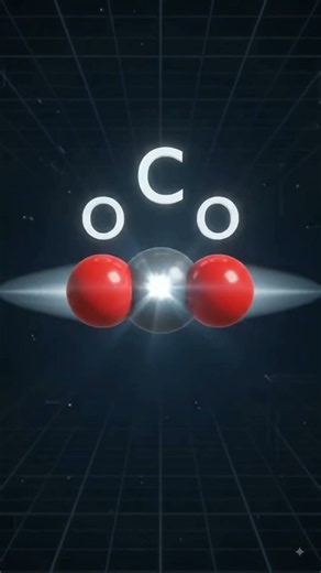 formation of carbon dioxide #carbon#oxygen#ai video