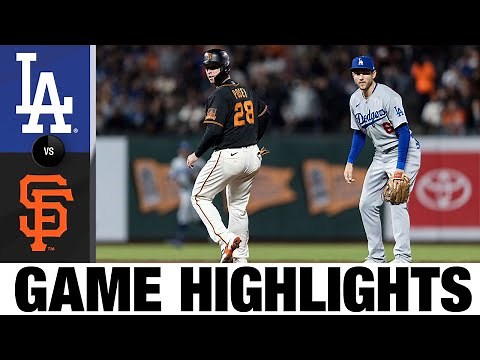 Dodgers vs. Giants Game Highlights (9/4/21) | MLB Highlights