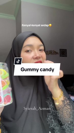 eeee sedap betul la candy ni😋 rasa buah2 ni dapat kat budak memang suka la .. #candygummy #gummycandy #gummyviral #makanmakan