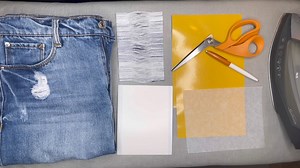 Loose Thread Patch - For NO STRETCH denim- How To Apply