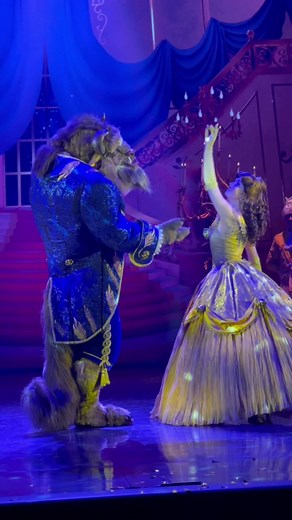 Beauty&the Beast ❤️. #disneyland #disneylandparis #dlp #waltdisneystudios #beautyandthebeast #labelleetlabete #mickeyandthemagician #disneydance #dance #dancer #choreography #romance #lovestory #disneyprincess #disneyprincesses #princess #belle @disneylandparis