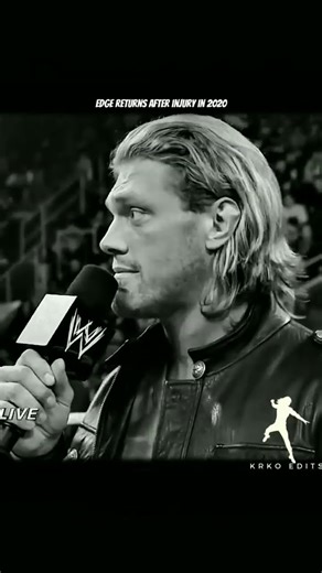 Edge returns after injury in 2020 WWE edit.