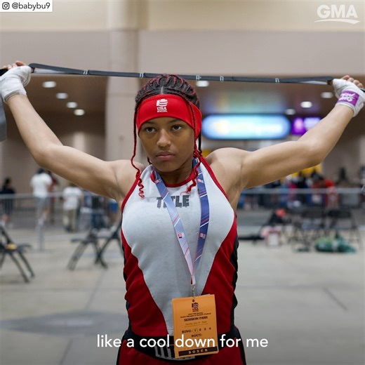 18K views · 199 reactions | Watch this 15-year-old boxer's unbelievable tricks on the speed bag  https://goodmorningamerica.visitlink.me/OIqELB | Good Morning America | Facebook