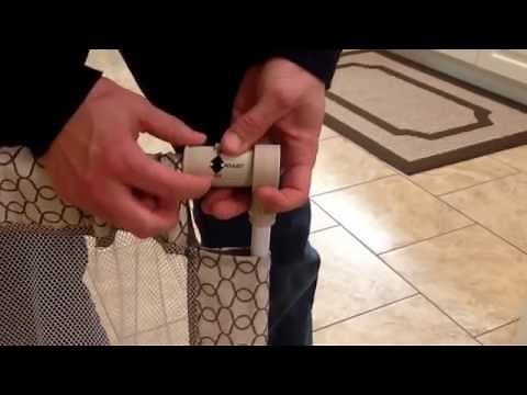 How To INSTALL The Evenflo Pressure Mounted Baby Gate