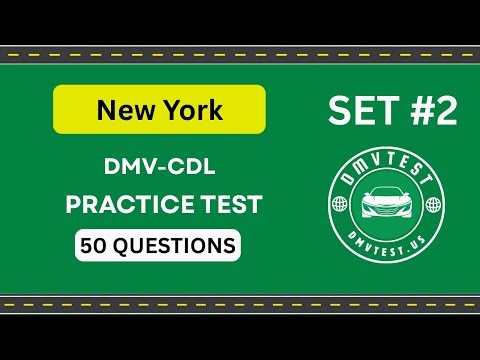 New York DMV CDL Test 2025 | 50 Real Practice Questions | Class A – CDL Knowledge Test 2