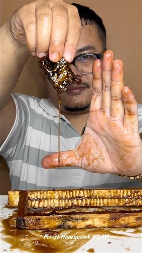 Honeycomb ASMR 🐝🍯 #shorts