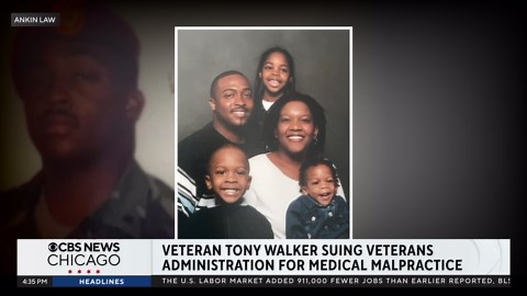 Army veteran from Plainfield, Illinois, sues VA for medical malpractice