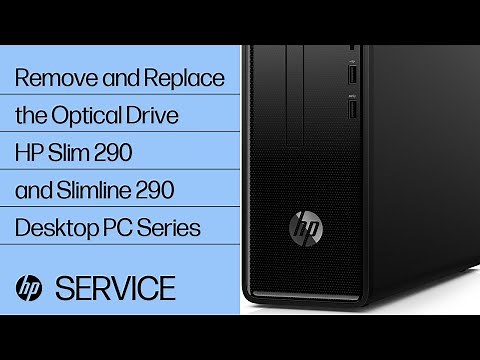 Remove and Replace the Optical Drive | HP Slim 290 and Slimline 290 Desktop PC Series | HP