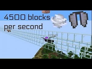 Minecraft's new Super Fast Travel Method, The Wind Elytra Tunnel