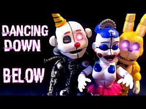 ⚠️DANCING DOWN BELOW | FNAF BALLORA SONG FULL ANIMATION [STOP MOTION | LEGO]⚠️