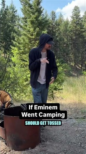 If Eminem Went Camping… Look at Me Campin’! 😂 | #eminem #camping #funny