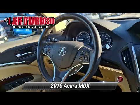 Used 2016 Acura MDX Technology Package, Downingtown, PA D18461