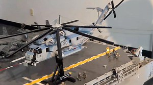 225K views · 3.3K reactions | LEGO USS Makin Island Ship with 1 Million+ Pieces on Display at Brickmania Store in Miramar, California | Beyond the Brick | Facebook