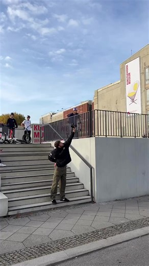 Who remebers the video where I did this drop? 😤 Such a good time riding with 15 other amazing trial bike talents from austria, switzerland and germany at my Red Bull Under My Wings workshop in Berlin! #underfabioswing | Fabio Wibmer