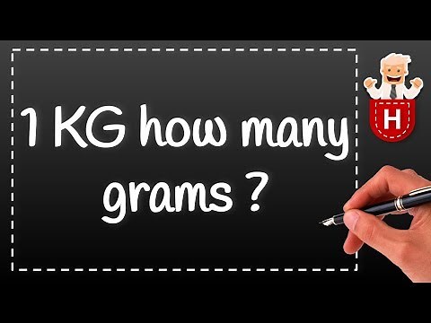 1 KG how many grams