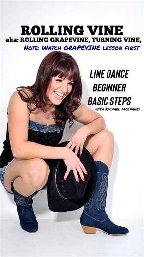 👣 Let’s learn the Rolling Vine! The Rolling Vine is a turning variation of the classic grapevine. Instead of stepping side-behind-side, you replace the side steps with turns, creating a smooth rolling action across the floor. It often appears in beginner-to-improver dances as dancers start incorporating more controlled turns into choreography and many people do a rolling vine as a variation. The key is staying balanced and allowing the turn to unfold naturally rather than rushing it. The patter
