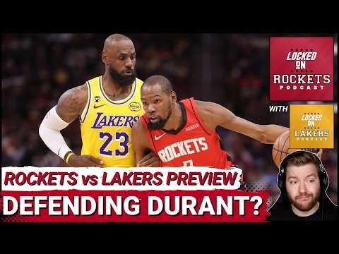 ROCKETS PLAYOFF PREVIEW: Can Lakers DEFEND Kevin Durant? Houston's Strengths, Weaknesses & More