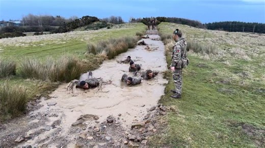 Royal Armoured Corps basic training recruits undergoing training in Catterick. To join the RAC please visit: https://jobs.army.mod.uk/roles/royal-armoured-corps/ #Armyjobs #bayonet #Britisharmy #Army #FindandDestroy | Royal Armoured Corps