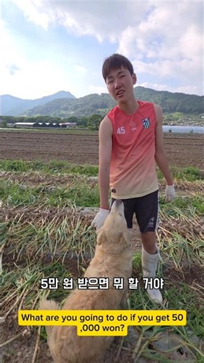 고딩 마늘뽑아 용돈벌어 어디쓸까? #남해 #몽실이 #강아지 #반려견 #고등학생 #마늘 #아르바이트