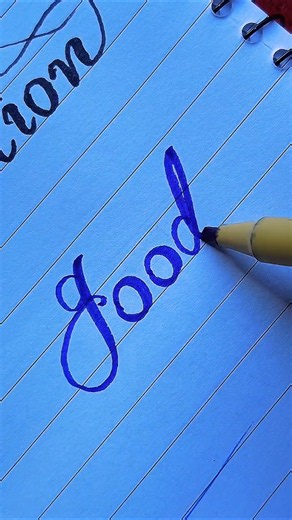 Beautiful Cursive Writing | Write "Good" in Elegant Handwriting