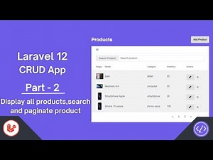 how to build a CRUD (Create,Read,Update and Delete) with Laravel 12. Part-2