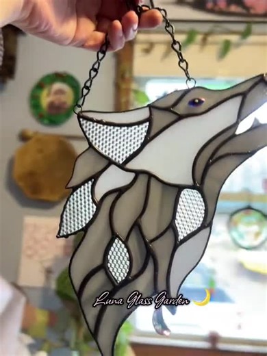 Wolf Stained Glass Pattern - Etsy