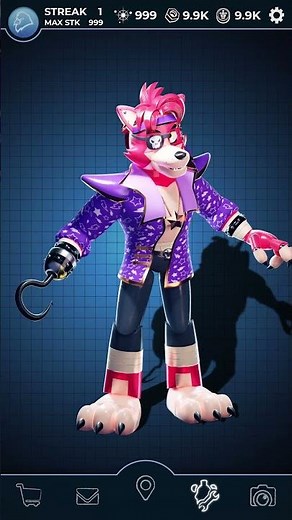 Glamrock Foxy FNaF Workshop Animation