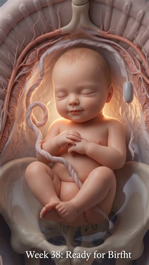 ​Week 38 Pregnancy: Baby's Final Stage Before Birth | #shorts #pregnancy