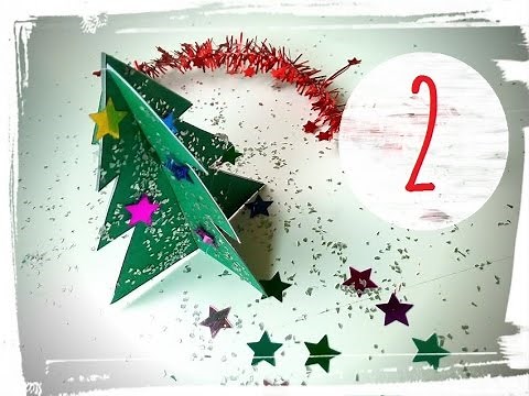 Activité manuelle : sapin de noël 3D FACILE