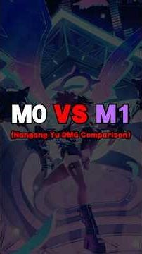 M0 VS M1 NANGONG YU DMG COMPARISON #nangongyu #yuzuha #miyabi #zenlesszonezero #zzzero