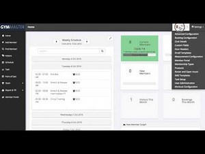 GymMaster Demo - Dashboard