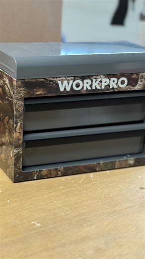 Rob Rein on Instagram: "Let’s chalk this up to… I didn’t know I needed this on my workbench until i had it. The @workpro_tools mini tool chest solves a few problems for me. 1.) sawdust all over my small items. 2.) losing said small items, including always searching for my notebook and/or my pencil. 3.) stashing some shop treats will for sure be happening. #workprotoolspartner #storage #organization #timeismoney"