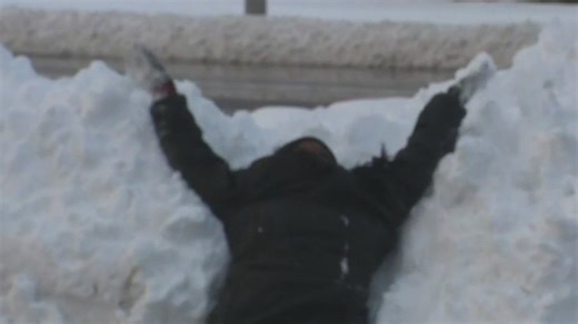 NW Indiana covered by snow, to Fox 32's Tia Ewing's delight!