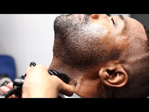 First Neck Line Beard Trim | Black Men's Beard Week 3