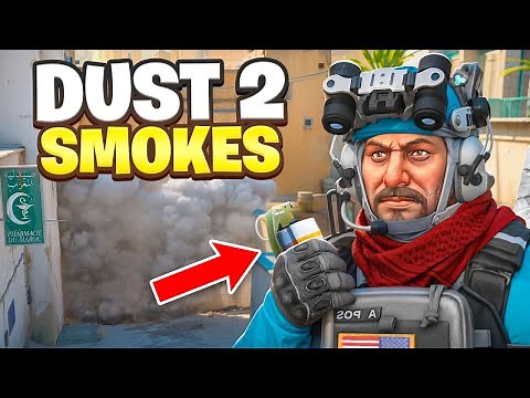 CS2 Dust 2 - ESSENTIAL Smokes EVERYONE Should Know!