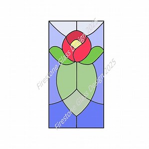 Victorian 3 Stained Glass Pattern - Etsy