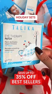 Give the gift of hydrated skin and de-puffed under-eyes with Talika Holiday Sets. Save up to 35%—ideal for everyone on your list (including you!) 🎁 Get yours now! | Talika Cosmetics