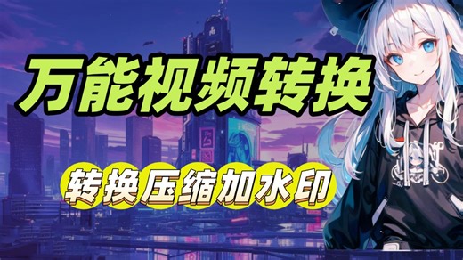 免费无广告万能视频转换器