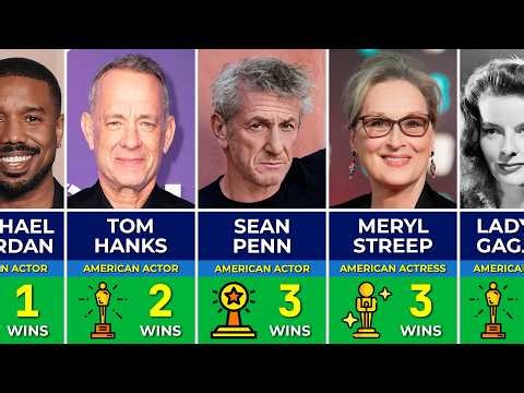 The Most Awarded Actors and Actresses in Hollywood History